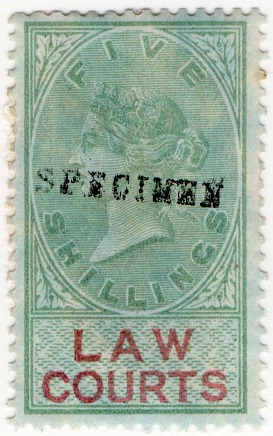 (20) 5/- Green & Violet (1882)
