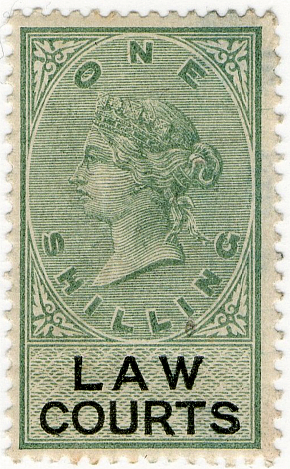 (18) 1/- Green & Black (1882)