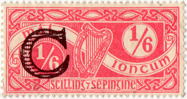 (83) 1/6d Rose (1940)