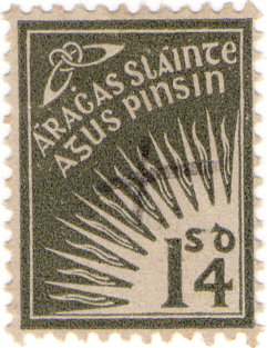 (24) 1/4d Grey (1935) Health & Pensions