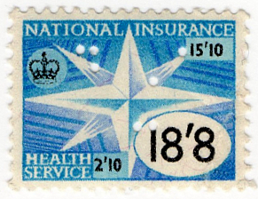 (212) 18/8d Blue & Mauve (1965)