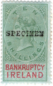 (11) 10/- Green & Violet (1882)