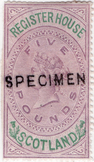 (34) £5 Lilac & Green (1882)