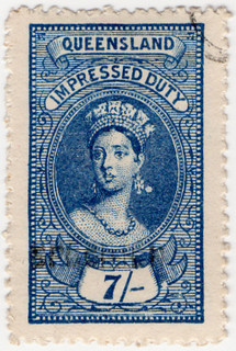 (13) 7/- Blue