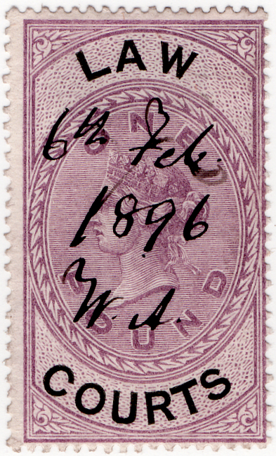(22) £1 Lilac & Black (1882)