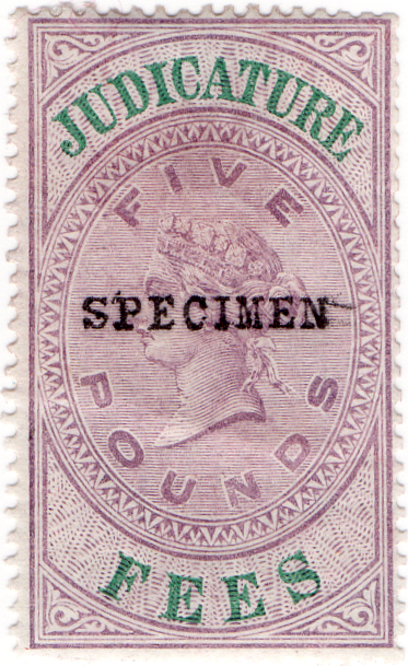 (13) £5 Violet & Green (1875)