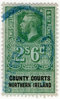 (08) 2/6d Green & Black (1921)