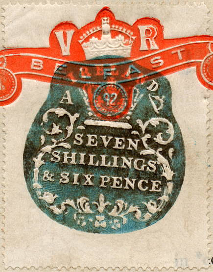 (10) 7/6d Blue (Belfast)