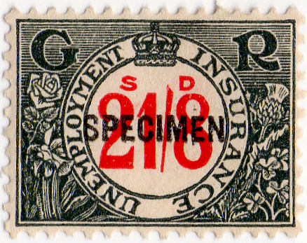 (147) 21/8d Black & Red (1931)