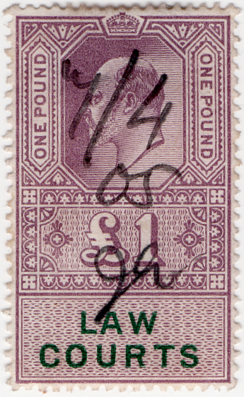 (38) £1 Lilac & Green (1903)