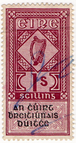 (10) 1/- Purple & Black (1945)