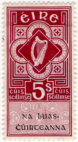 (127) 5/- Purple & Black (1943)