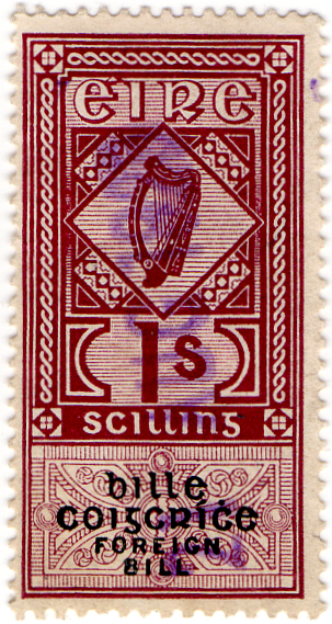 (36) 1/- Purple & Black (1951)