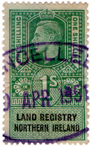 (12) 1/- Green & Black (1947)