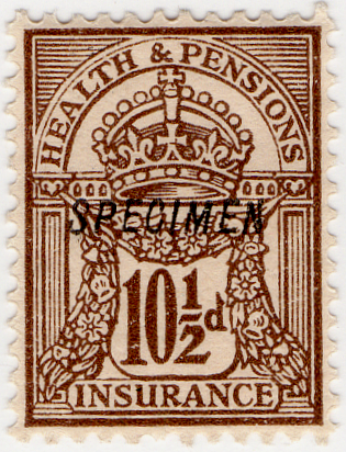 (53) 10½d Brown (1928)
