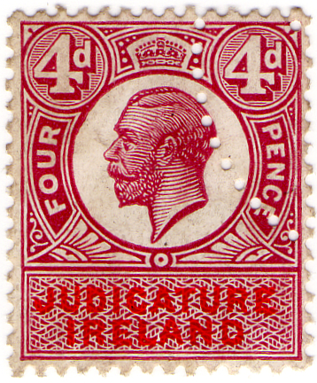 (65) 4d Violet & Red (1912)