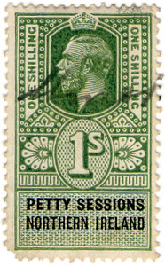 (05) 1/- Green & Black (1921)