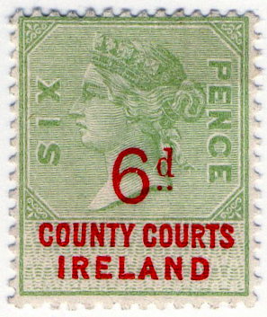 (27) 6d Green & Red (1895)