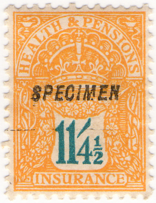 (27) 11/4½d Orange & Blue (1926)