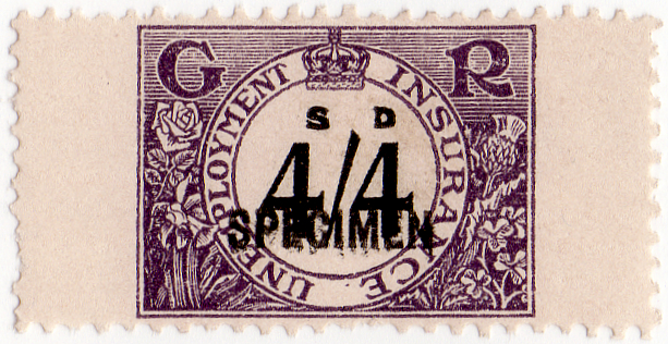 (209) 4/4d Purple & Black (1935)