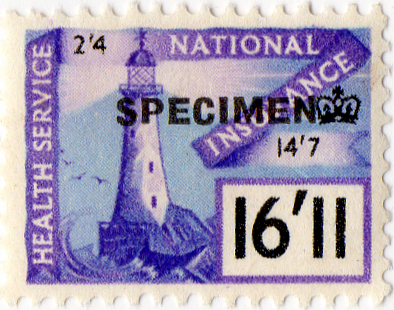 (un) 16/11d Violet & Black (1961)