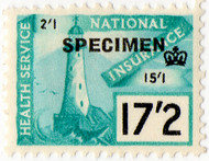 (un) 17/2d Turquoise & Black (1961)