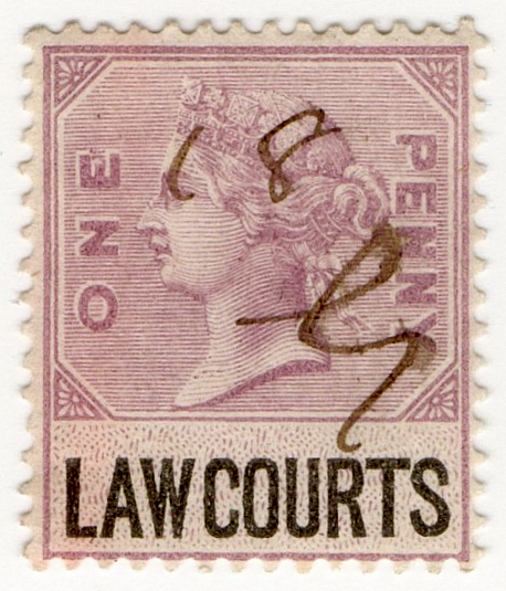 (09) 1d Lilac & Black (1878)