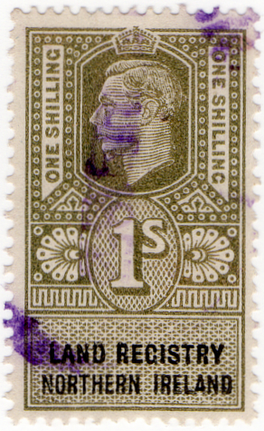 (12) 1/- Olive Green & Black (1947)