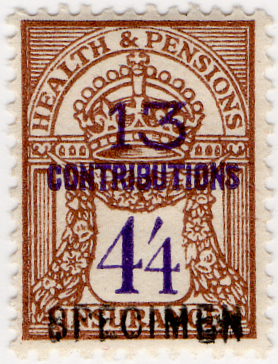 (un) 4/4d Brown & Purple (1945)