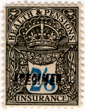 (19) 2/8d Dark Grey & Blue (1926)