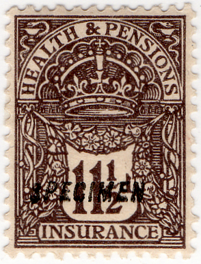 (10) 11½d Sepia (1927)