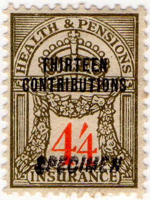 (159) 4/4d Olive & Orange (1945)