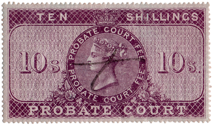 (12) 10/- Lilac (1858)