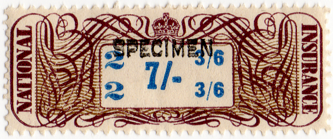 (01) 7/- Brown & Blue (1948)