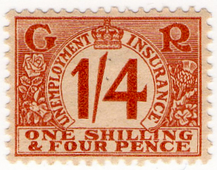 (166) 1/4d Brown (1932)