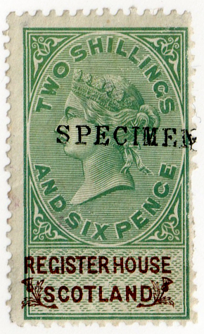 (22) 2/6d Green & Brown (1879)