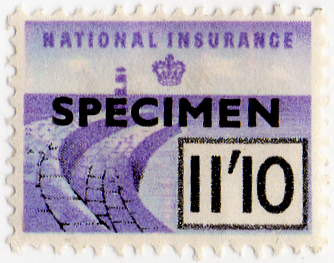 (un) 11/10d Violet & Black (1956)
