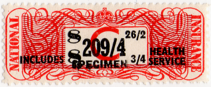 (59) 209/4d Red & Black (1963)