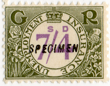 (199) 7/4d Olive & Lilac (1931)