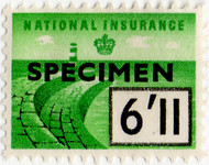 (un) 6/11d Green & Black (1956)