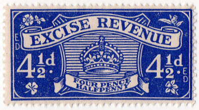 (54) 4½d Blue (1934)