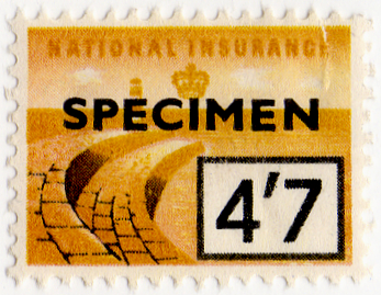 (un) 4/7d Mustard & Black (1957)