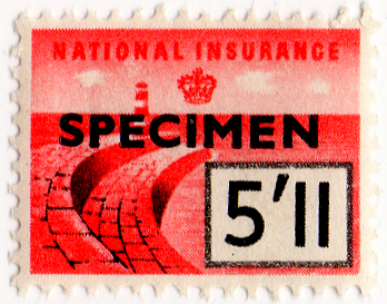 (un) 5/11d Scaret & Black (1957)