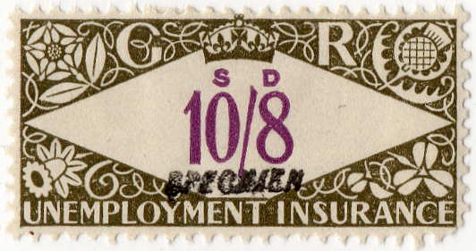 (234) 10/8d Olive & Lilac (1939)