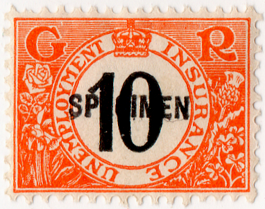(184) 10d Orange & Black (1931)