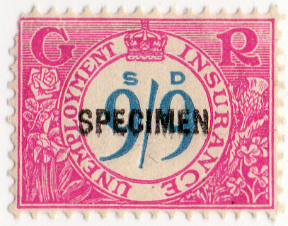 (130) 9/9d Magenta & Turquoise (1931)