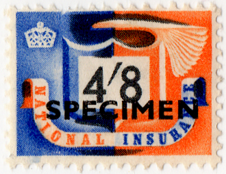 (53) 4/8d Blue & Orange (1951)