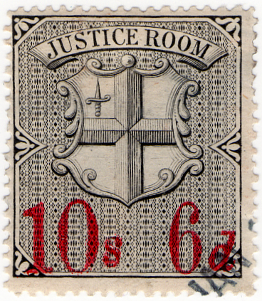 (17) 10/6d Black & Red (1888)