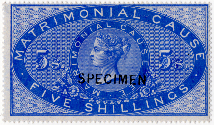 (23) 5/- Ultramarine (1866)