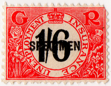 (186) 1/6d Red & Black (1931)